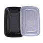 Rectangle Plastic Container With Lid Combo Pack - 28oz.- 150/Case